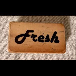 Fresh Fun Text Rubber Stamp for Stamping Crafting Planners.